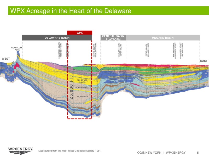OGIS New York – WPX Energy, Inc. – slide 5