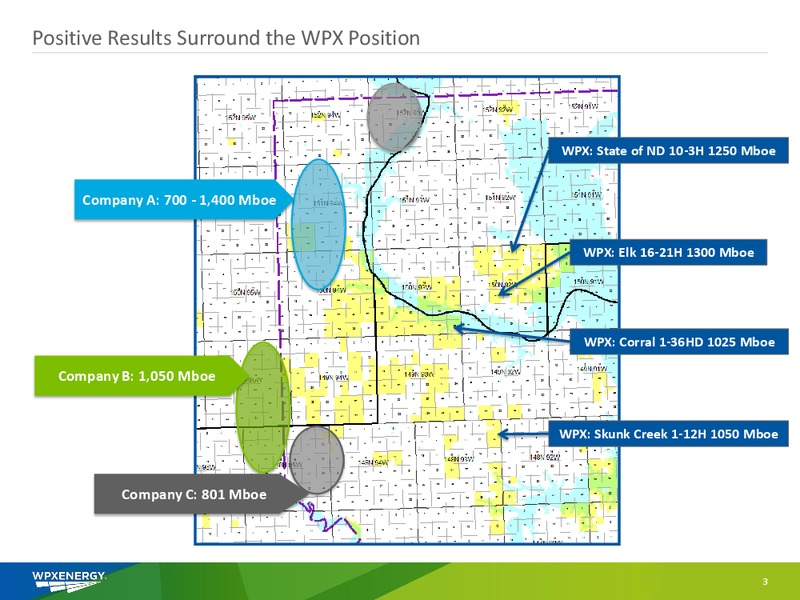 JUNE 2015 WILLISTON UPDATE – WPX Energy, Inc. – slide 3