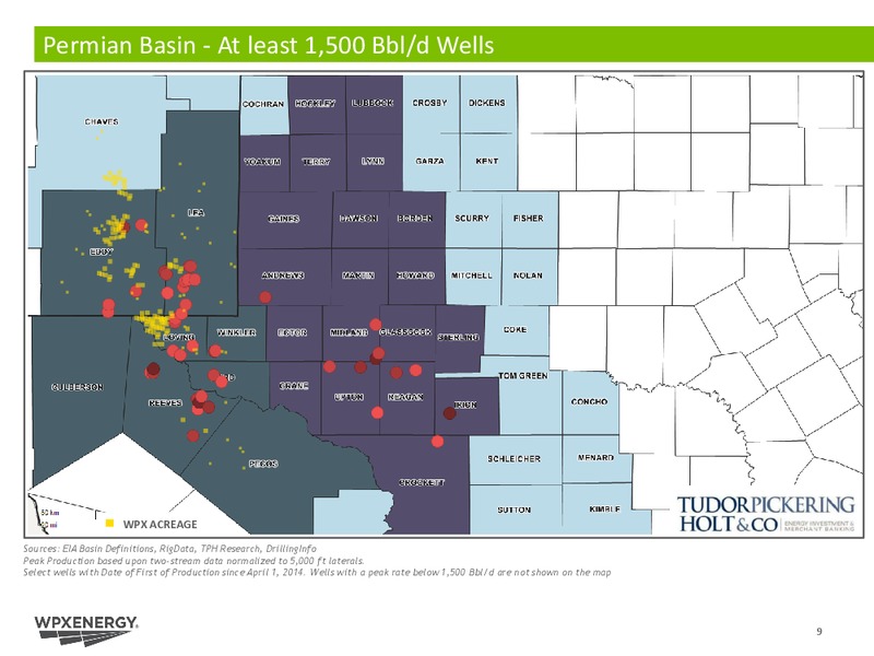 JP Morgan Inaugural Energy Equity Conference – WPX Energy, Inc. – slide 9
