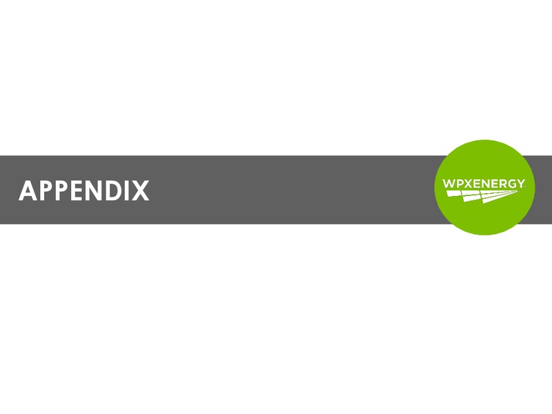 3Q 2019 Earnings Call – WPX Energy, Inc. – slide 14
