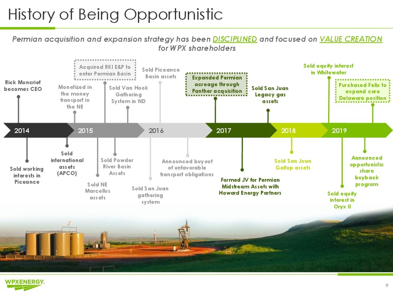Acquisition of Felix Energy – WPX Energy, Inc. – slide 9