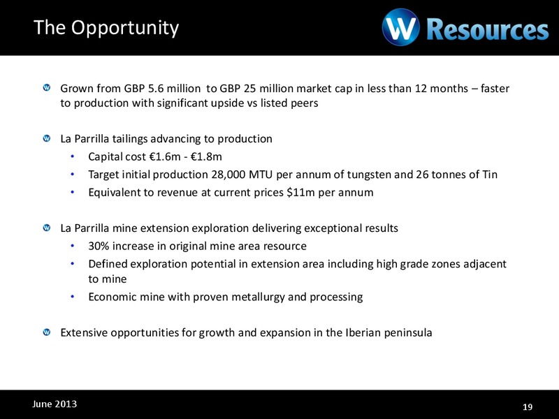 INVESTOR PRESENTATION – Wresources Llc – slide 18