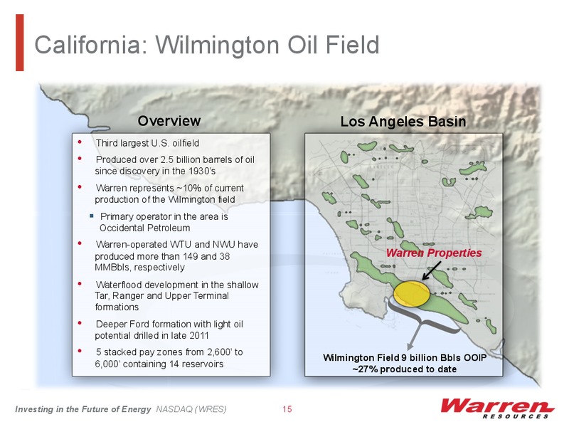 BMO Capital Markets 11th Annual Unconventional Resource Conference – Warren Resources Inc. – slide 14