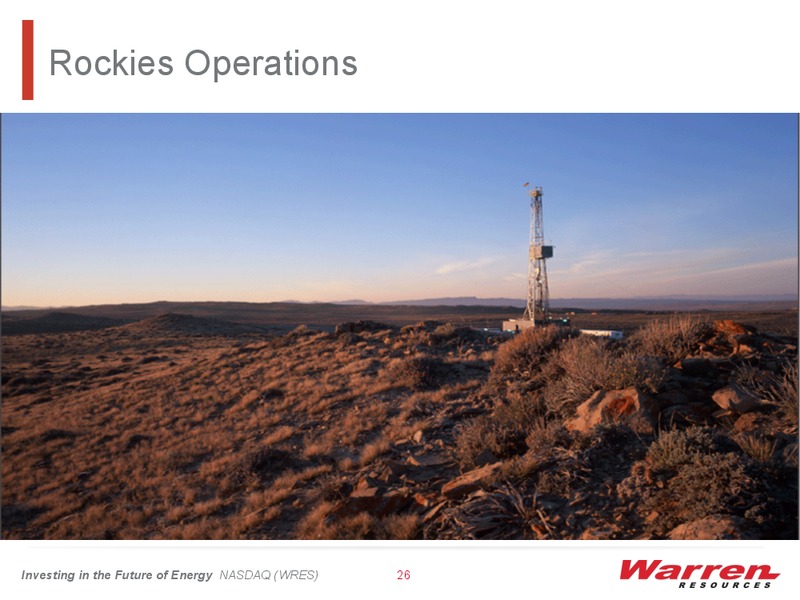 BMO Capital Markets 11th Annual Unconventional Resource Conference – Warren Resources Inc. – slide 25