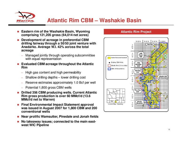 IPAA 2011 Oil Gas Investment Symposia – Warren Resources Inc. – slide 22