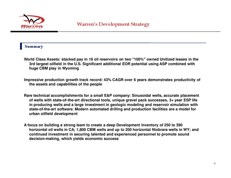 IPAA 2011 Oil Gas Investment Symposia – Warren Resources Inc. – slide 32