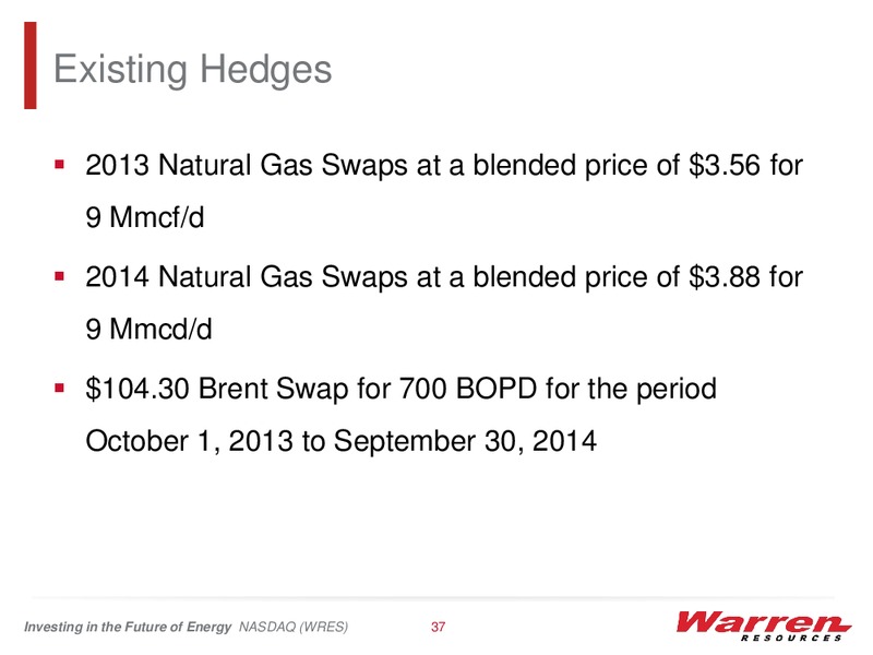 IPAA 2013 Oil Gas Investment Symposium – Warren Resources Inc. – slide 36