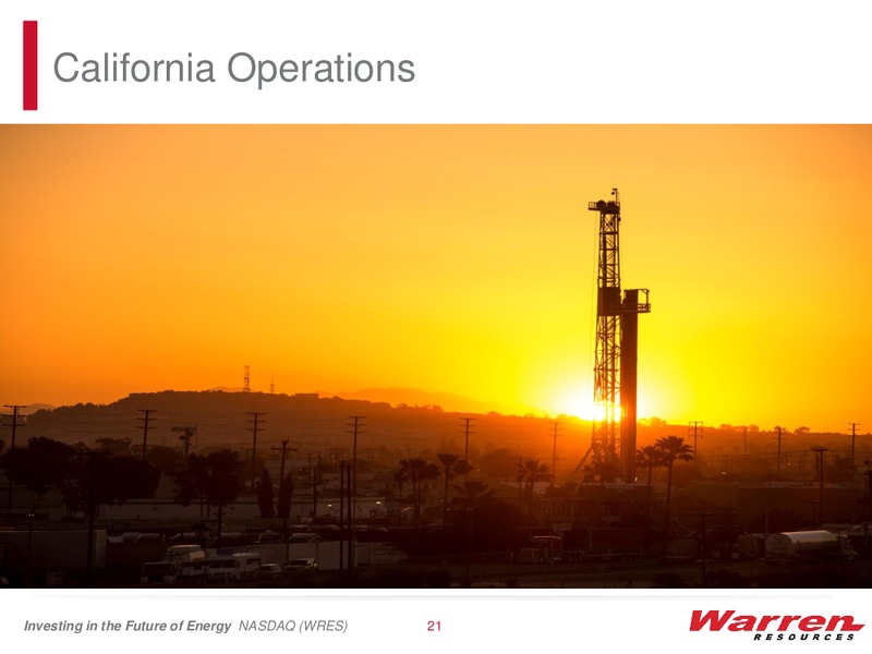GLOBAL HUNTER 100 CONFERENCE – Warren Resources Inc. – slide 20