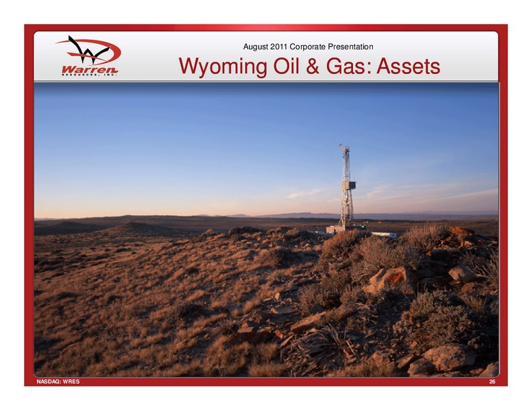 EnerComs 2011 Oil Gas Conference – Warren Resources Inc. – slide 26
