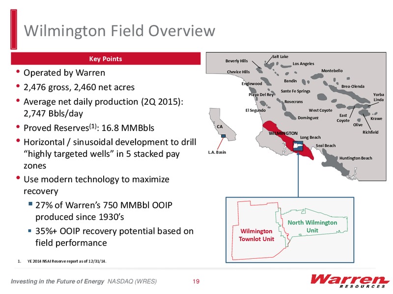 Enercoms The Oil and Gas Conference – Warren Resources Inc. – slide 18