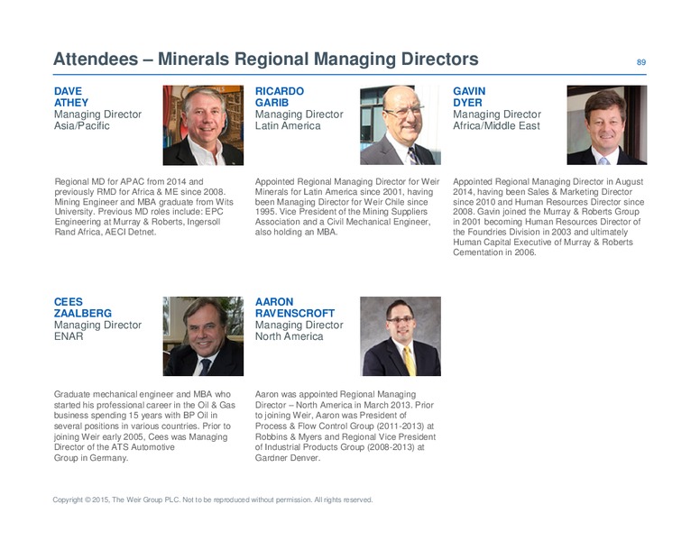 June 2015 Capital Markets Day – Weir Oil & Gas – slide 89