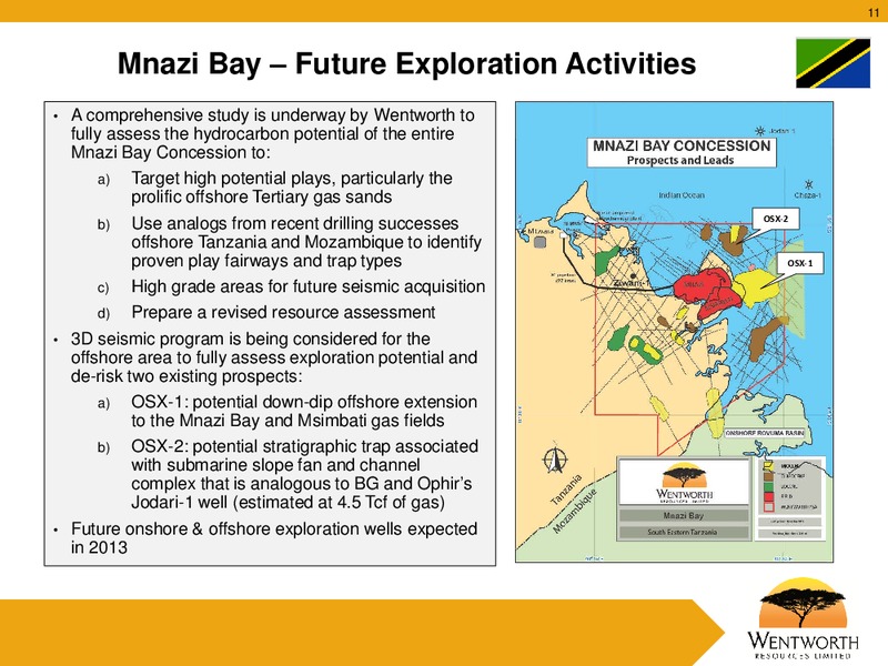 June 2012 Corporate Presentation – Wentworth Resources Ltd – slide 10