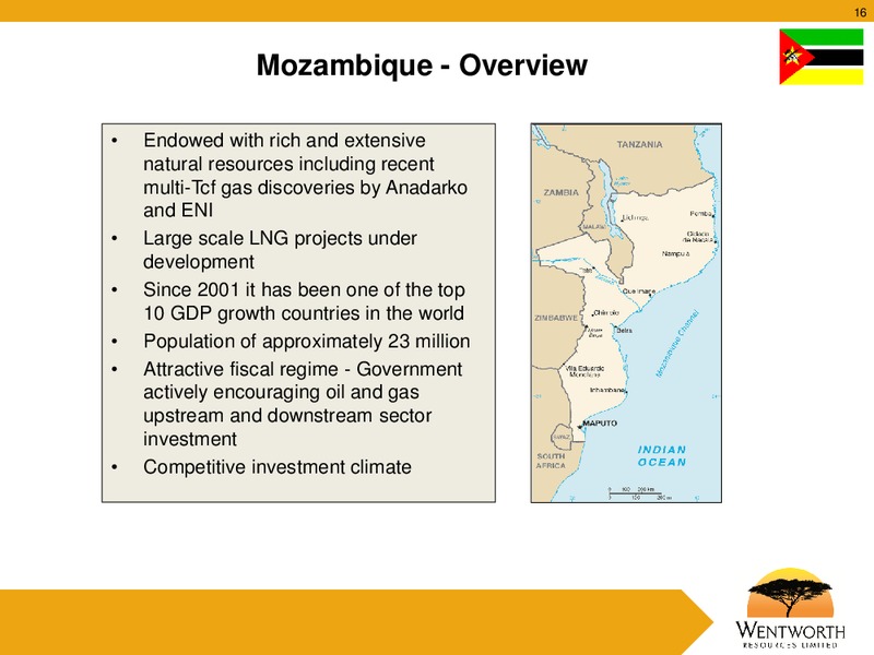 June 2012 Corporate Presentation – Wentworth Resources Ltd – slide 15