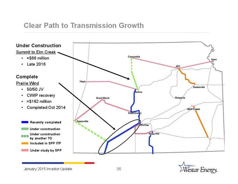 INVESTOR UPDATE – Westar Energy – slide 34