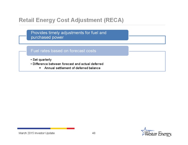 INVESTOR UPDATE – Westar Energy – slide 47