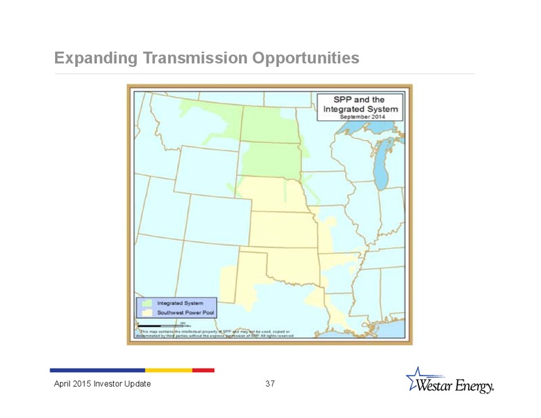 INVESTOR UPDATE – Westar Energy – slide 36