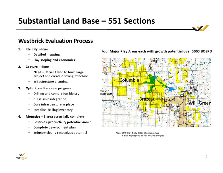 19th Annual Energy Conference – Westbrick Energy Ltd. – slide 5