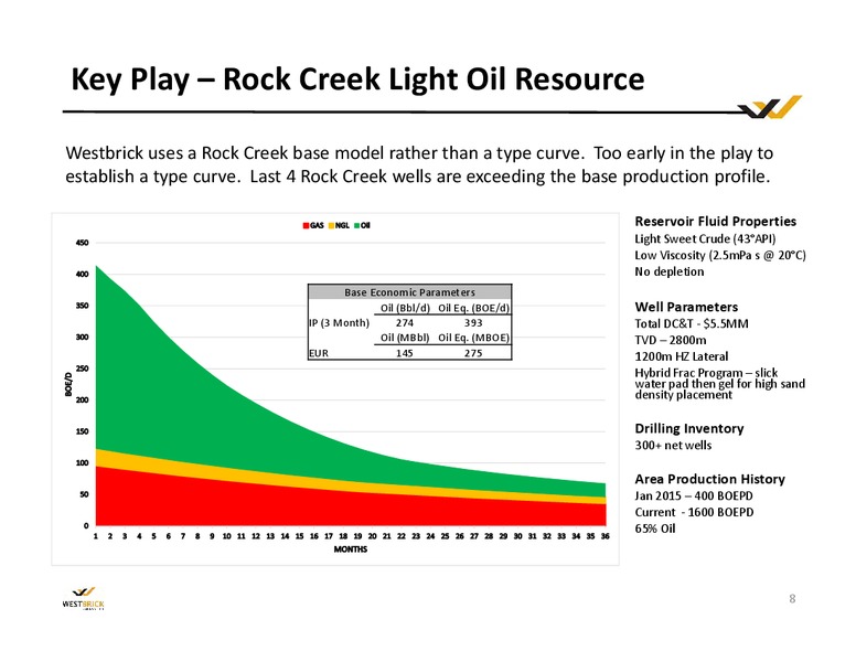 19th Annual Energy Conference – Westbrick Energy Ltd. – slide 7