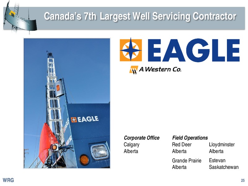 PETERS AND COMPANY LIMITED 2013 ENERGY CONFERENCE – Western Energy Services Corp. – slide 24