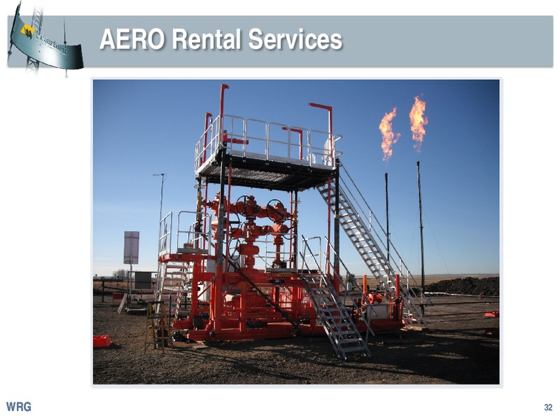 PETERS AND COMPANY LIMITED 2013 ENERGY CONFERENCE – Western Energy Services Corp. – slide 31
