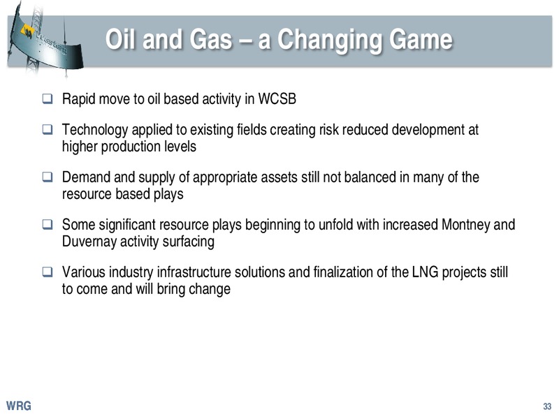 PETERS AND COMPANY LIMITED 2013 ENERGY CONFERENCE – Western Energy Services Corp. – slide 32