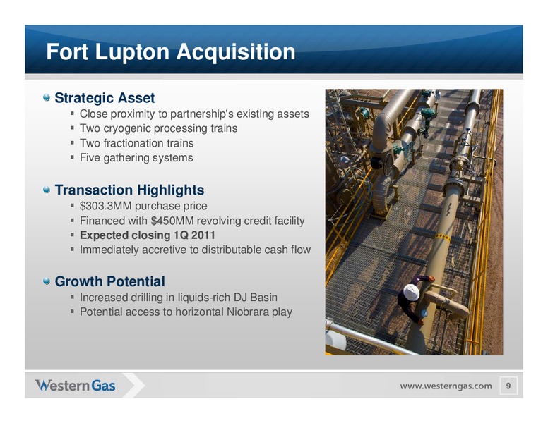 Credit Suisse Group Energy Summit – Western Gas Partners Lp – slide 8