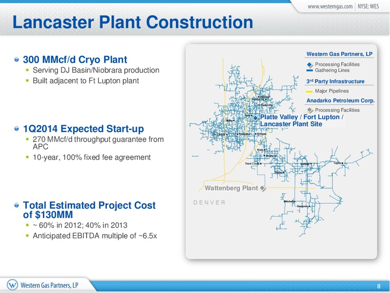 Q4 2011 Earnings Call – Western Gas Partners Lp – slide 7
