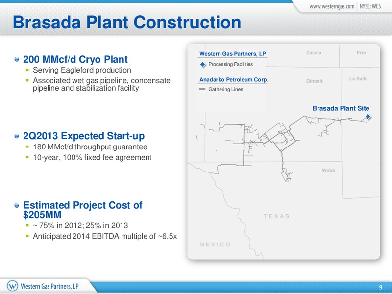 Q4 2011 Earnings Call – Western Gas Partners Lp – slide 8