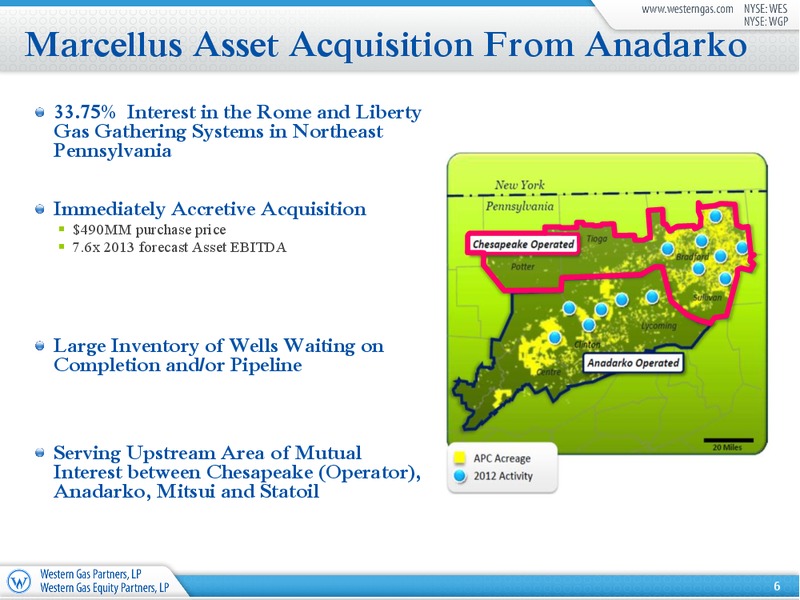 Q4 2012 Earnings Call – Western Gas Partners Lp – slide 5