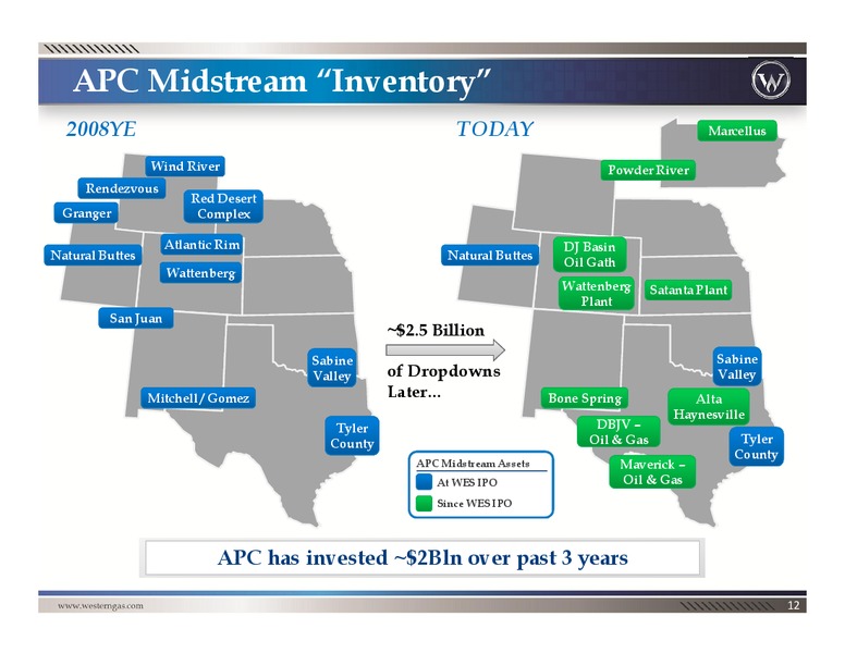 Barclays Investment Grade Energy and Pipeline Conference – Western Gas Partners Lp – slide 11