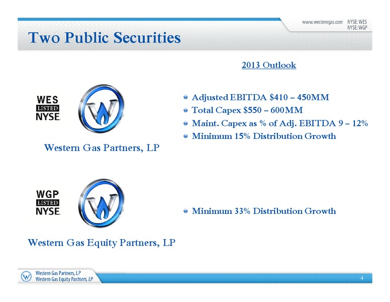 Barclays 2013 Investment Grade Energy Pipeline Conference – Western Gas Partners Lp – slide 3
