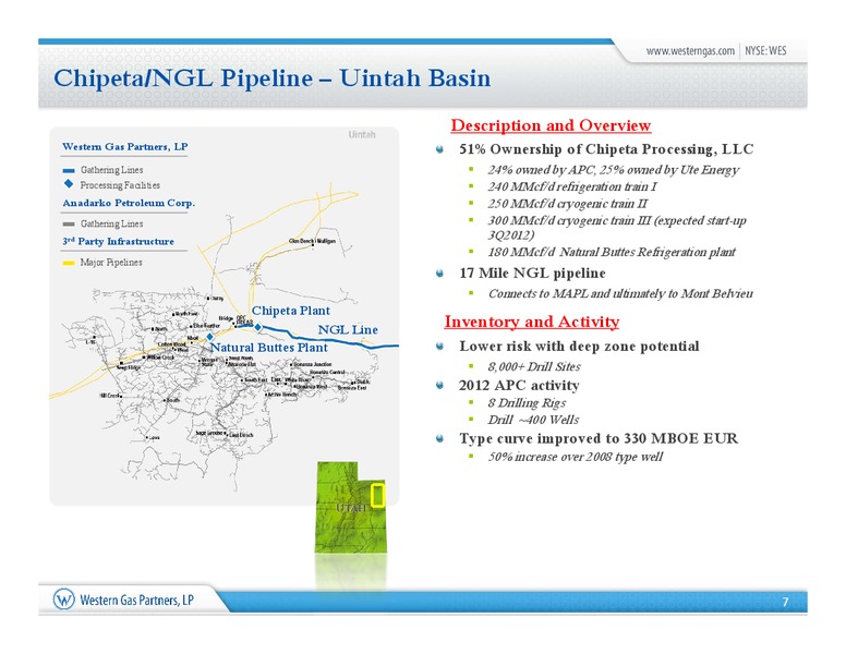 NAPTP 2012 Investor Presentation – Western Gas Partners Lp – slide 6
