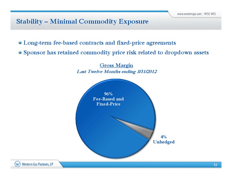 NAPTP 2012 Investor Presentation – Western Gas Partners Lp – slide 10