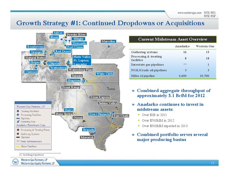 2013 MLP Investor Conference – Western Gas Partners Lp – slide 11