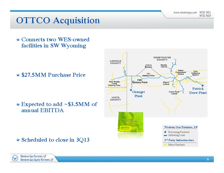Q2 2013 Earnings Call – Western Gas Partners Lp – slide 5