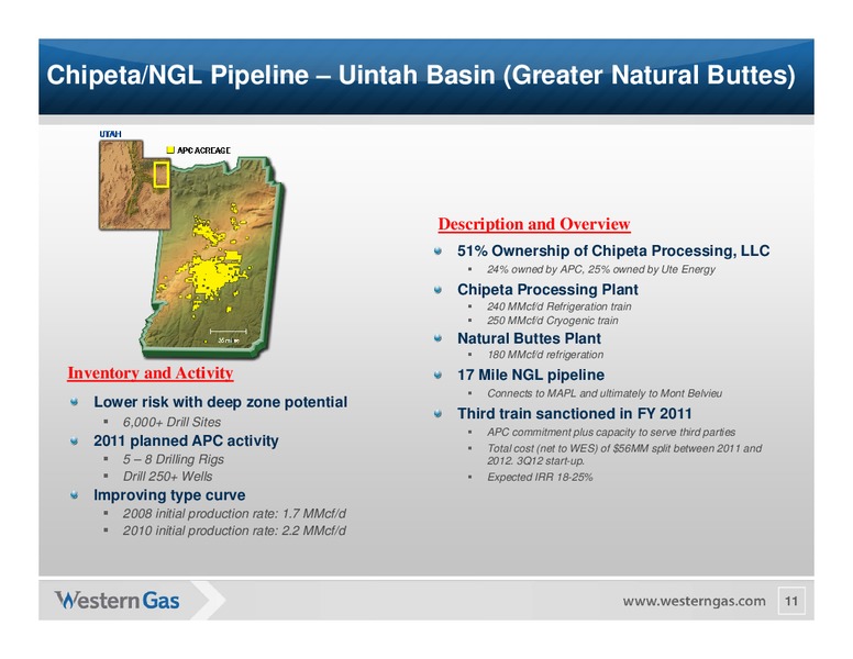 Wells Fargo Securities Energy Symposium – Western Gas Partners Lp – slide 10