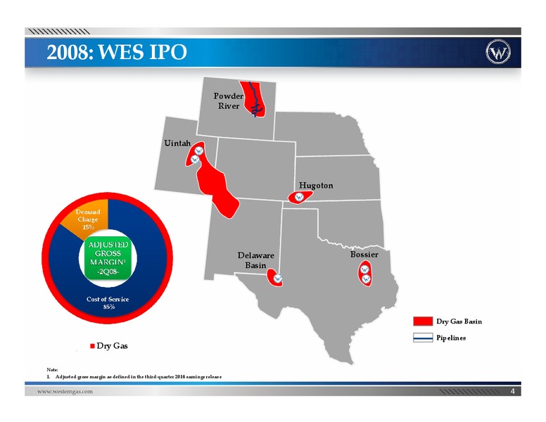 Wells Fargo Securities Energy Symposium – Western Gas Partners Lp – slide 3