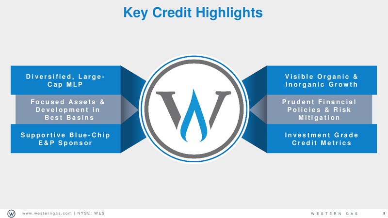 June 2018 Energy Credit Conference Presentation – Western Gas Partners Lp – slide 8