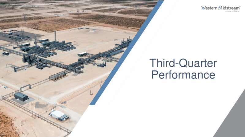 3Q 202 Review – Western Midstream Partners, LP – slide 6