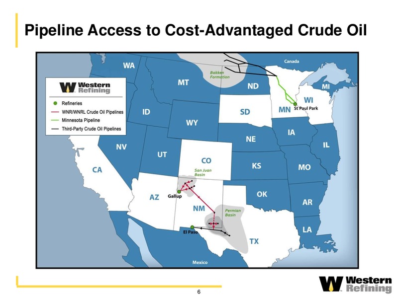 Simmons & Company 2015 Fifteenth Annual Conference – Western Refining Logistics, Lp – slide 5