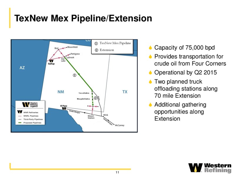Simmons & Company 2015 Fifteenth Annual Conference – Western Refining Logistics, Lp – slide 10