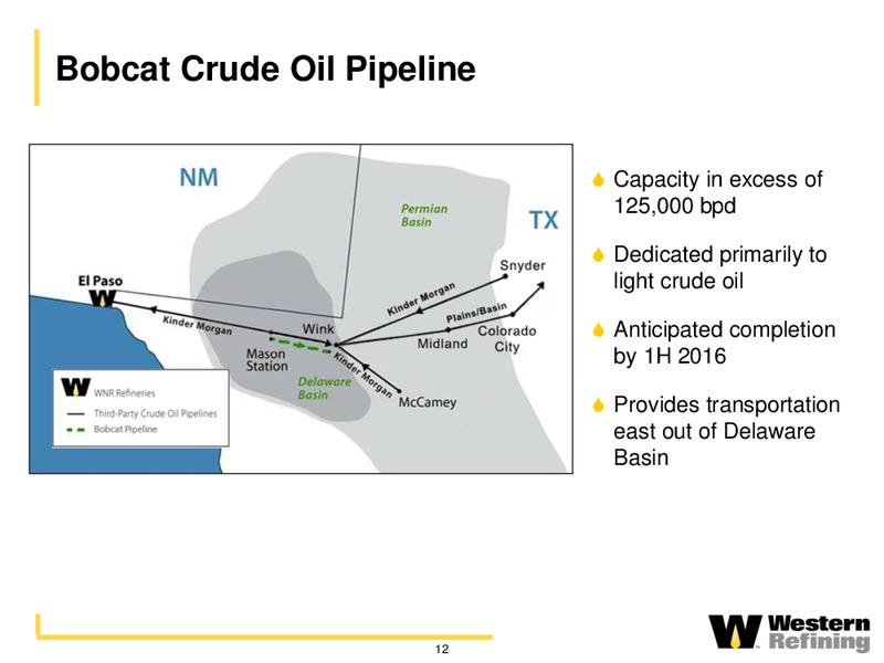 Simmons & Company 2015 Fifteenth Annual Conference – Western Refining Logistics, Lp – slide 11