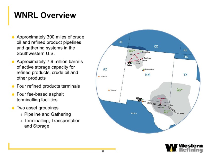 CITIBANK 2014 ICG MARKETS EQUITIES: GLOBAL ENERGY & UTILITIES CONFERENCE – Western Refining Logistics, Lp – slide 5