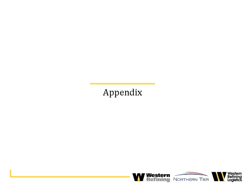 Morgan Stanley Refining Corporate Access Day – Western Refining Logistics, Lp – slide 14
