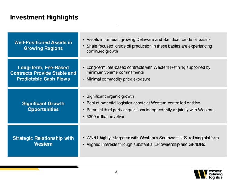MLPA 2016 Annual Investor Conference – Western Refining Logistics, Lp – slide 2