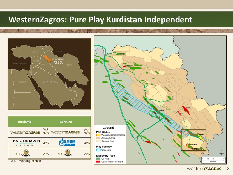 TD LONDON ENERGY 2014 CONFERENCE – Western Zagros – slide 2