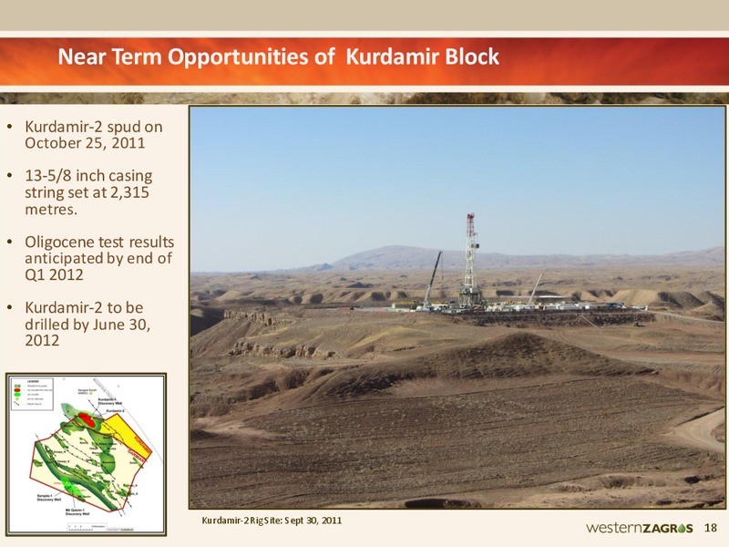 PROACTIVE INVESTORS ONE2ONE INVESTOR FORUM – Western Zagros – slide 15