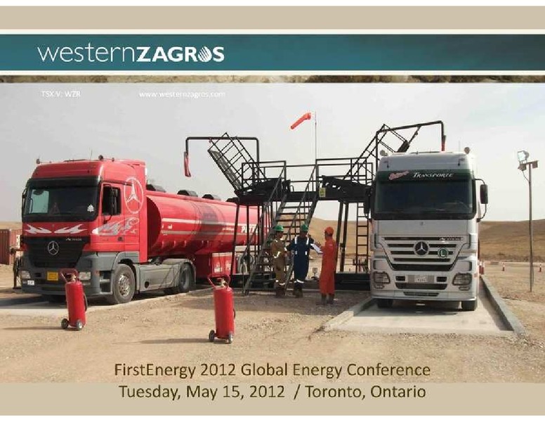 GLOBAL ENERGY CONFERENCE – Western Zagros – slide 1