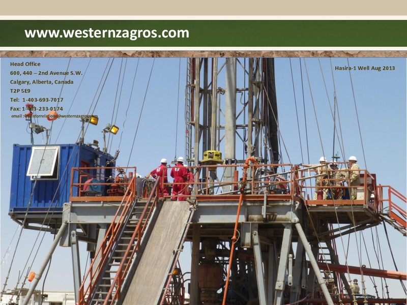 CWC Kstan Oil Gas Conference – Western Zagros – slide 12