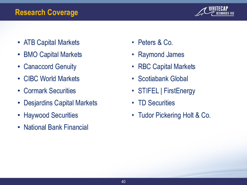 January 2022 Corporate Presentation – Whitecap Resources Inc. – slide 34